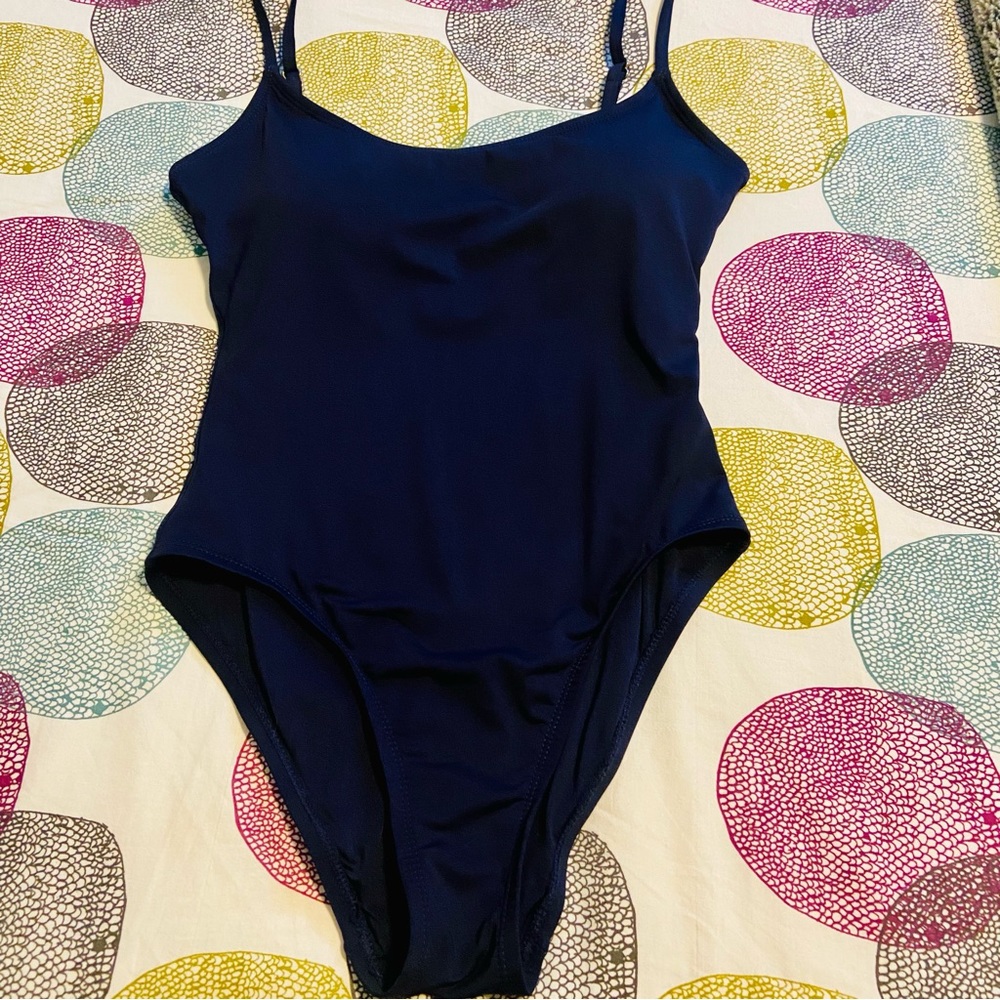 Amalfi One Piece Swim Suit - Navy!